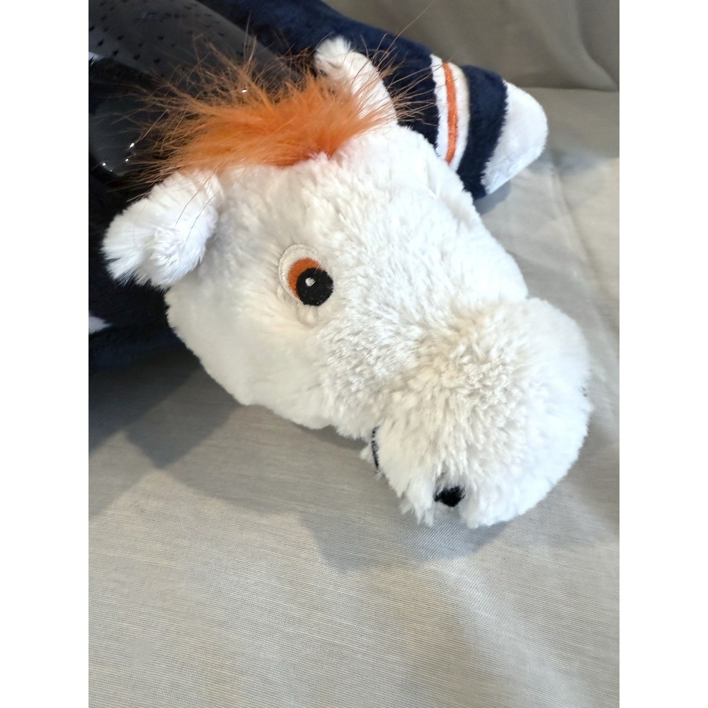 NFL‎ Denver Broncos DREAM LITE Pillow Pet Works, Lights Up The Ceiling W/ Color